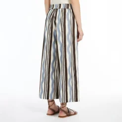 WEEKEND MAXMARA Virgin Trousers in Light Blue Wave