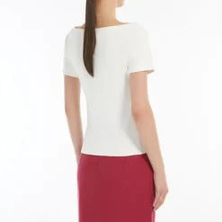 WEEKEND MAXMARA Virtus Top in Ivory