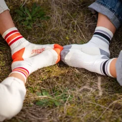 Womens Stabler Vintage Sports Socks in Cream/Grey/Black | Collen & Clare